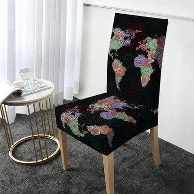 Världskarta Stolskydd