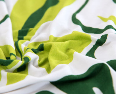 Blomma Stolsöverdrag (Grön)