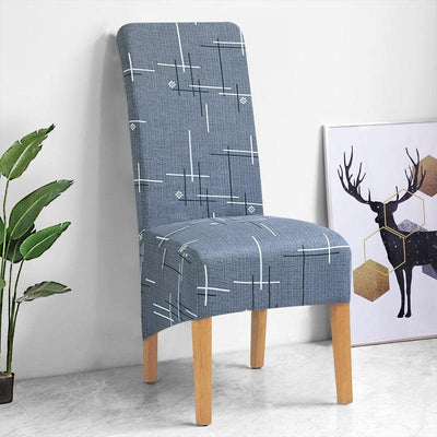 Stor Storlek Stolöverdrag Silver