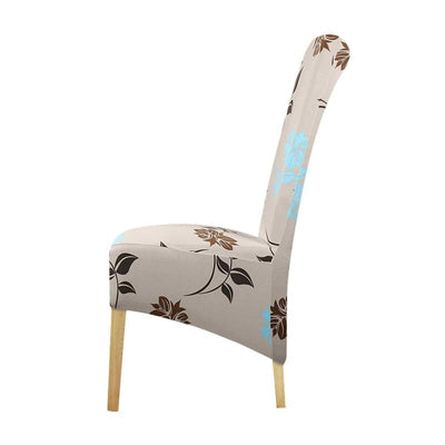 Stort Ljusbrunt Blad Stolsöverdrag