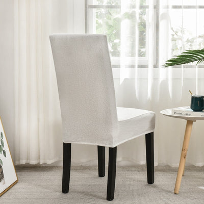 Vit Vattentät Stolsöverdrag