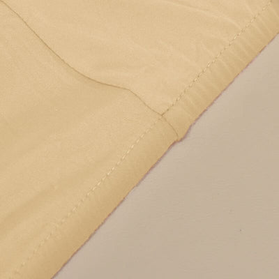 Beige Stort Stolsöverdrag