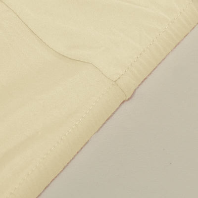 Cream Beige Stort Stolsöverdrag