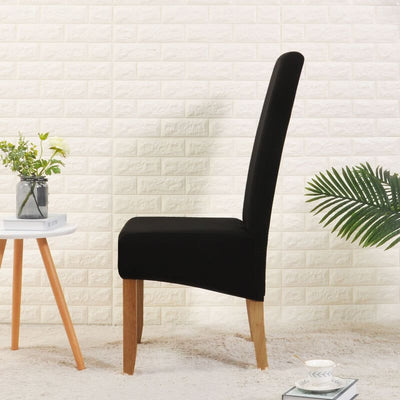 Stort Svart Stolsöverdrag