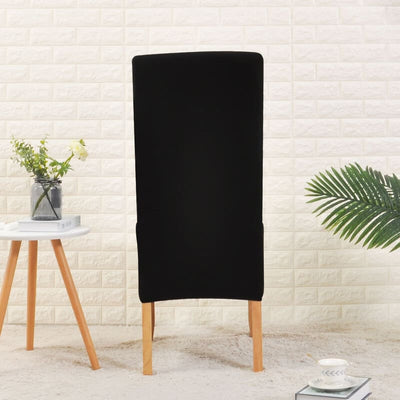 Stort Svart Stolsöverdrag