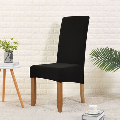 Stort Svart Stolsöverdrag