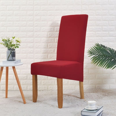 Vinröd Stor Stolsöverdrag