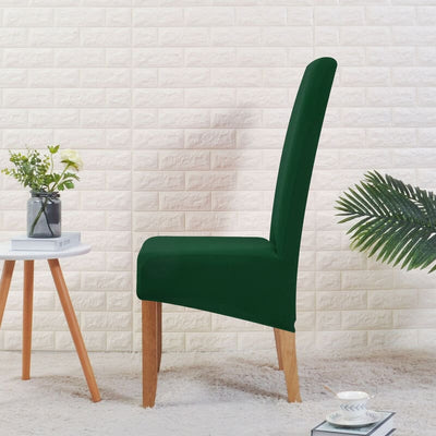 Mörkgrönt Stort Stolsöverdrag