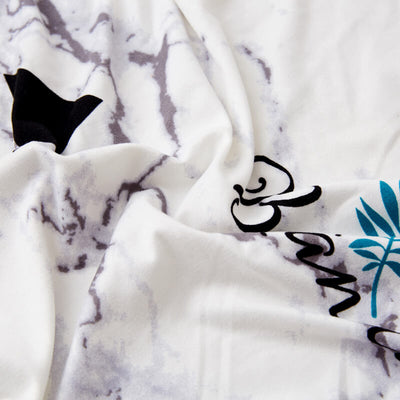 Modern Stolsöverdrag I Marmor