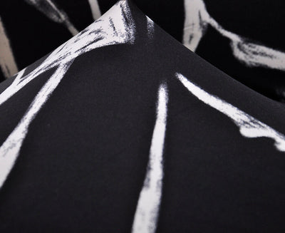 Modern Stolsöverdrag (Svart)