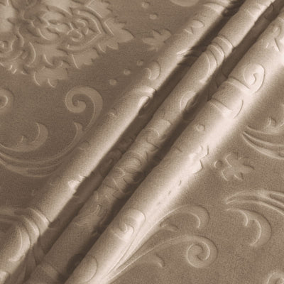 Brown Lily Velvet Stolsöverdrag