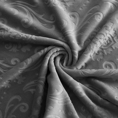 Lys Velvet Stolsöverdrag Kolgrå