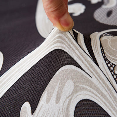 Vintage Svart Stolsöverdrag