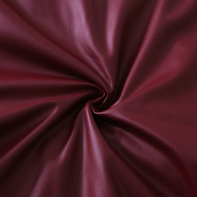 Kontorsstolsöverdrag I Vinröd Läder