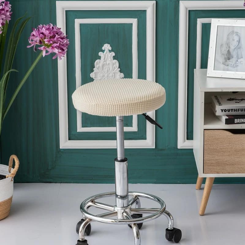 Ljusbeige Barstolsöverdrag