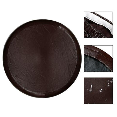 Kaffebrun Rund Barstolsöverdrag