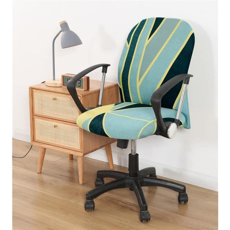 Blommig Kontorsstolsöverdrag