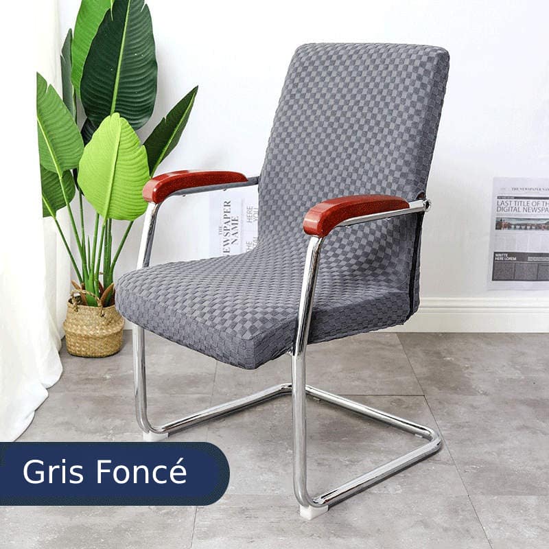 Mörkgrå Kontorsstolsöverdrag