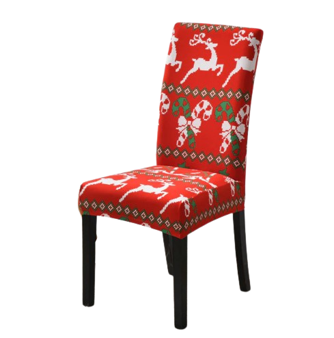 Christmas Candy Cane Stolsöverdrag