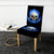 Flaming Skull Stolsöverdrag