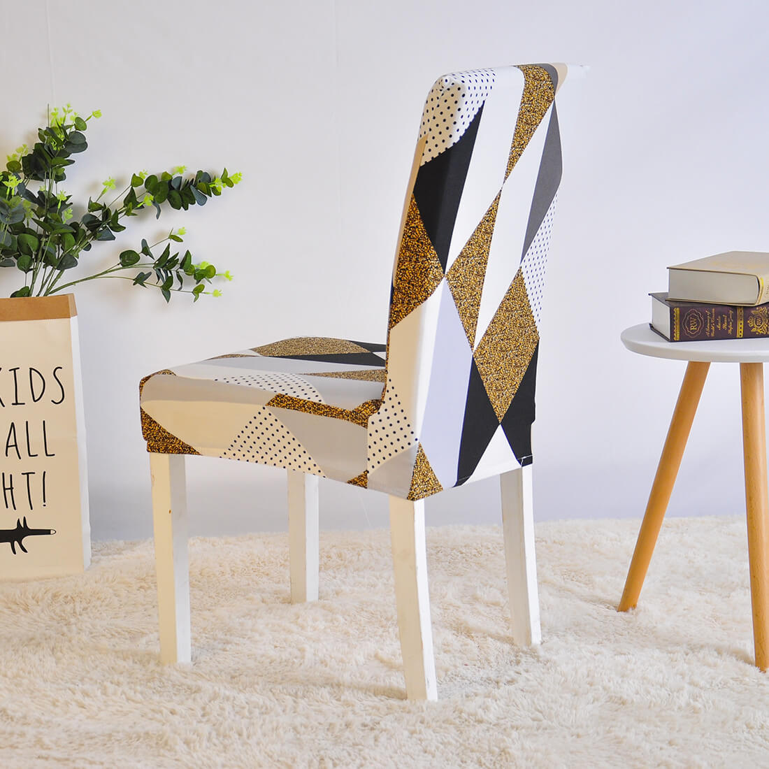 Modernt Stretchstolsöverdrag