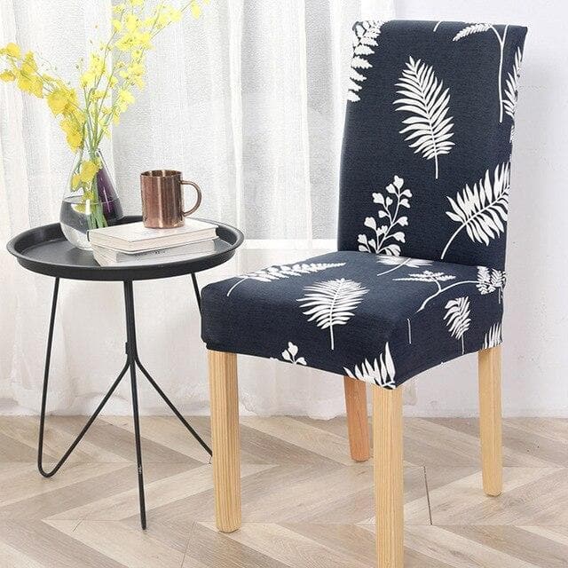 Ormbunke Och Bellflower Stolsöverdrag