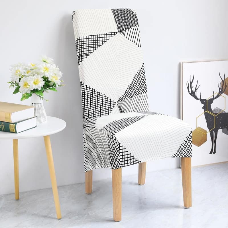 Stor Storlek Stolöverdrag Royal White