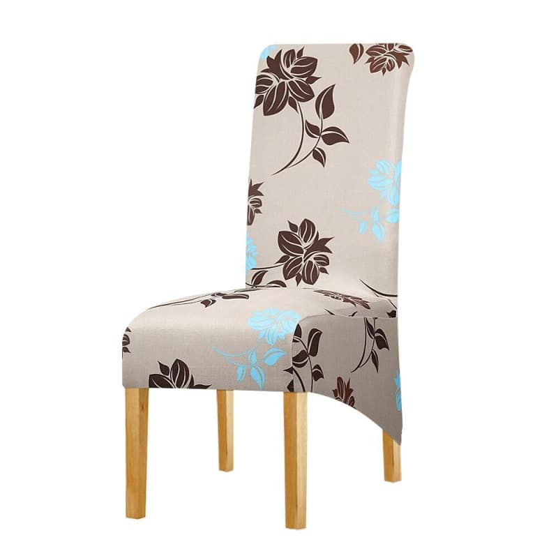 Stort Ljusbrunt Blad Stolsöverdrag