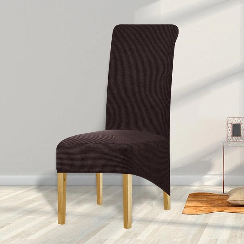 Stort Stolsöverdrag Mörk Choklad