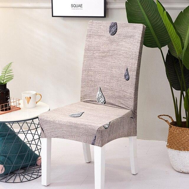 Grey Teardrop Stolsöverdrag