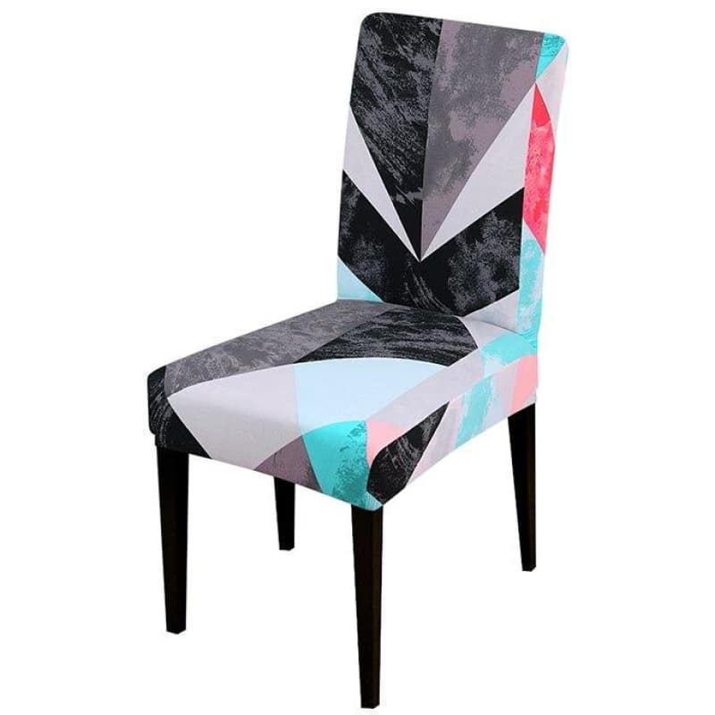 Grå Och Svart Stolsöverdrag