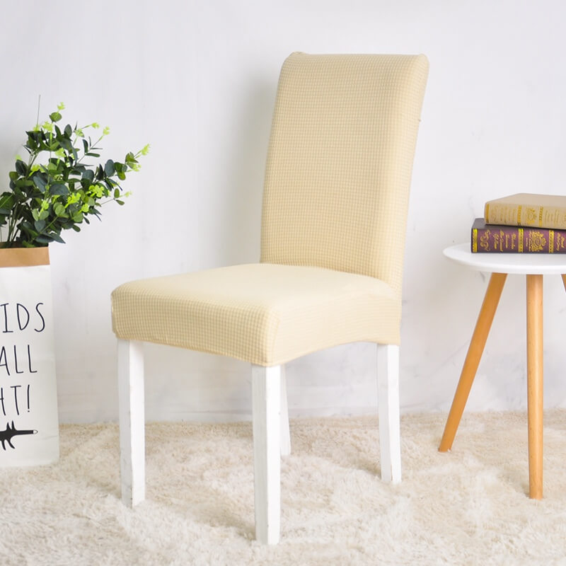 Beige Vattentät Stolsöverdrag