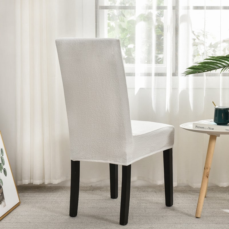 Vit Vattentät Stolsöverdrag