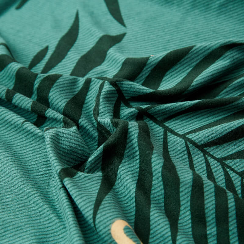 Grönt Tryckt Stolsöverdrag