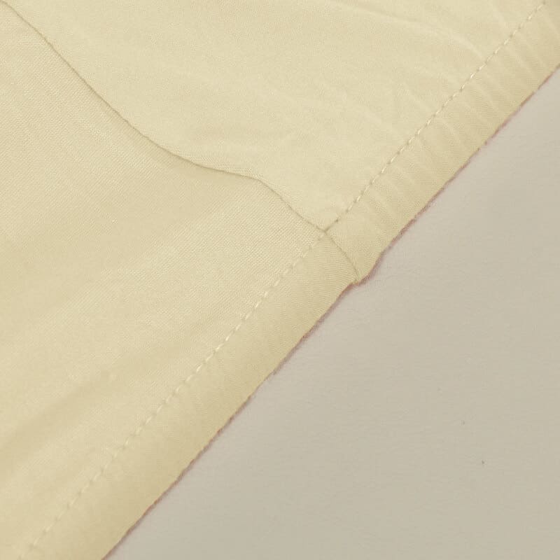 Cream Beige Stort Stolsöverdrag