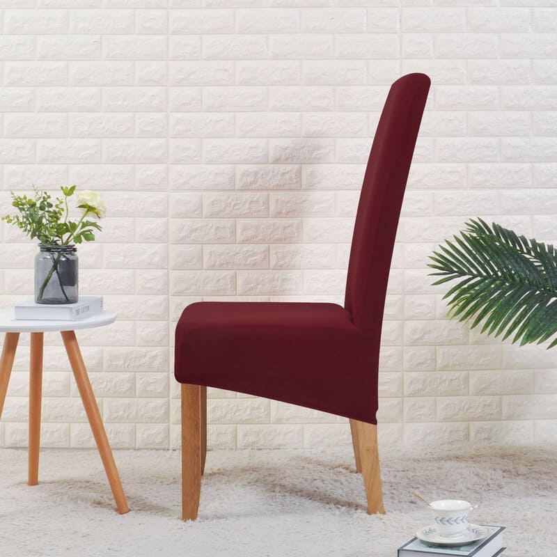 Stor Vinröd Stolsöverdrag