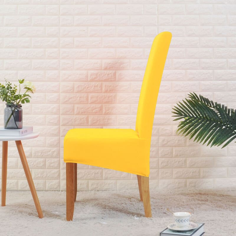 Stort Gult Stolsöverdrag