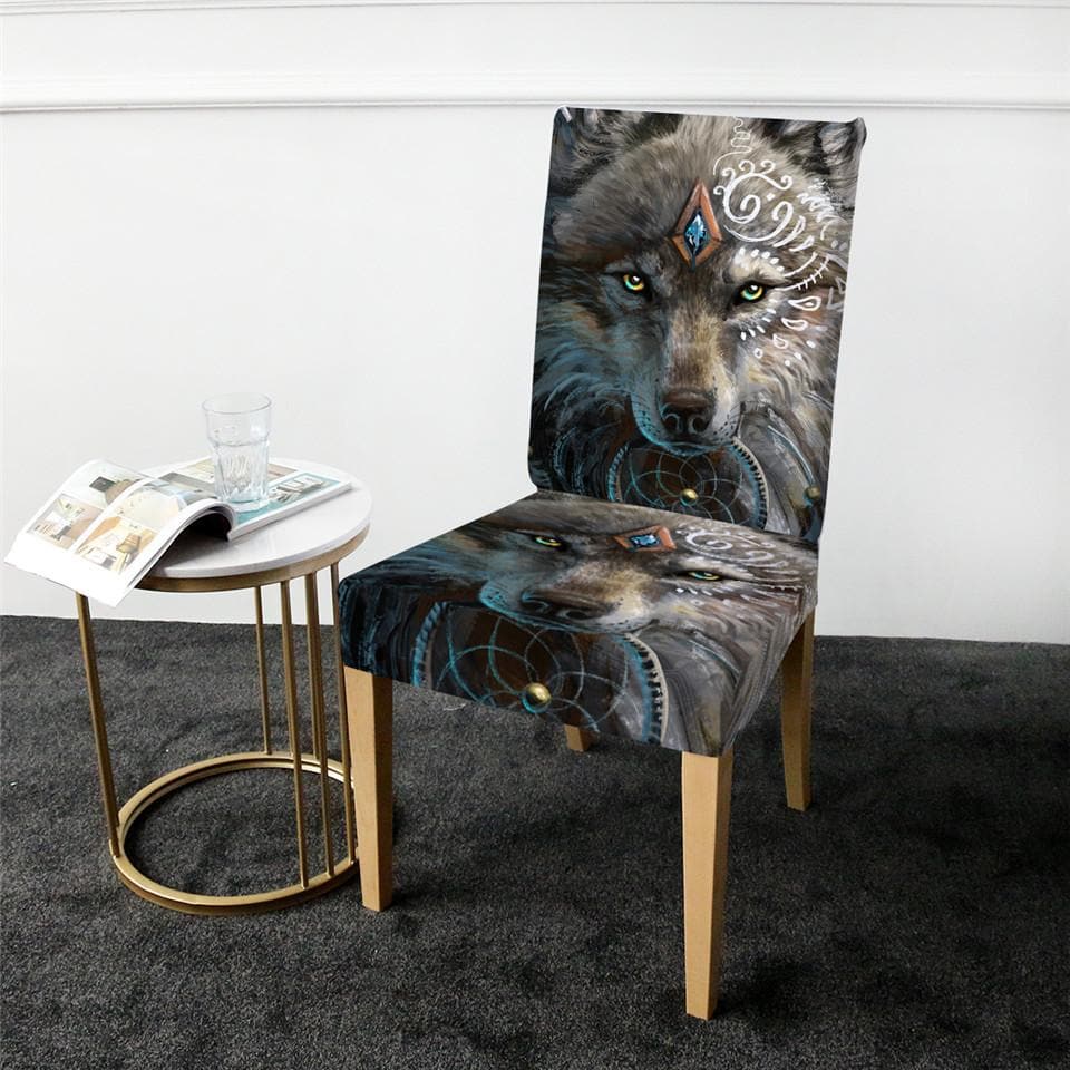 Wolf Warrior Stolsöverdrag