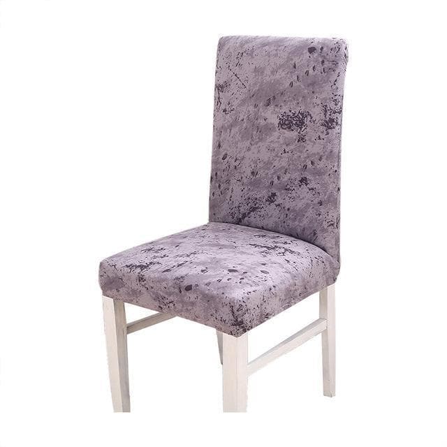 Periwinkle Marble Stolsöverdrag