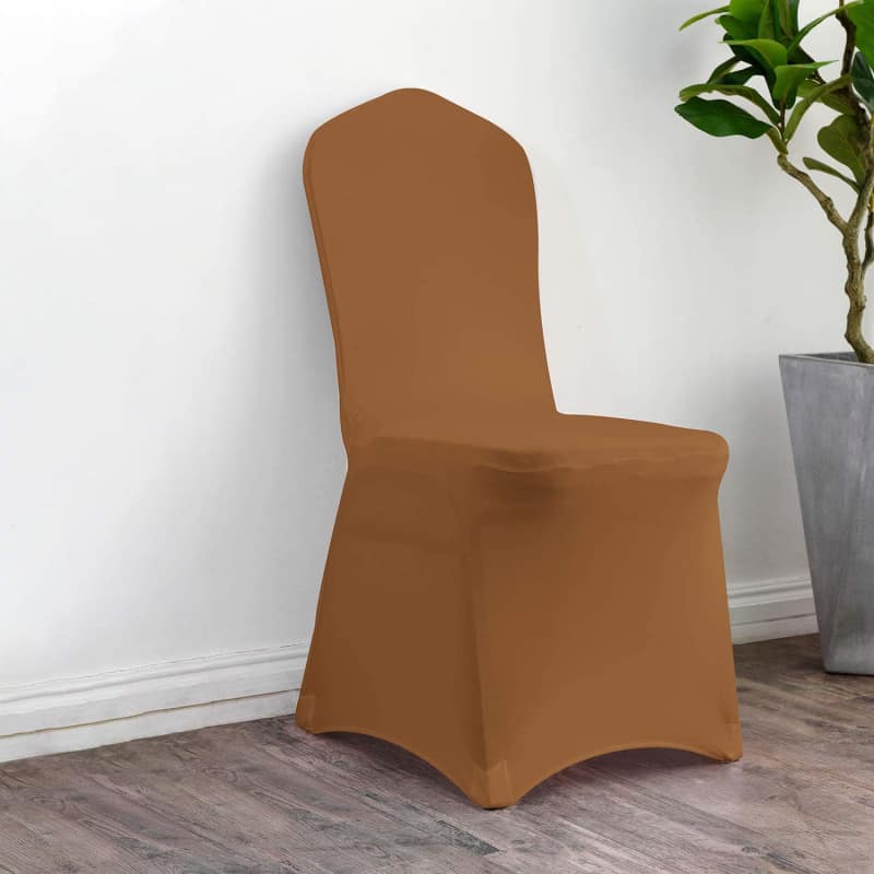 Orange Bröllopsstolsöverdrag