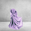 Lavendel Satin Bröllopsstolsöverdrag