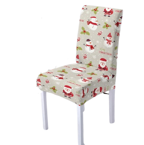 God Jul Grå Stolsöverdrag