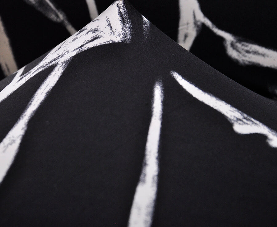 Modern Stolsöverdrag (Svart)