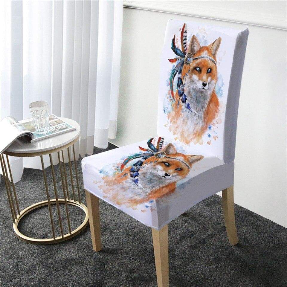 Indian Fox Stolsöverdrag