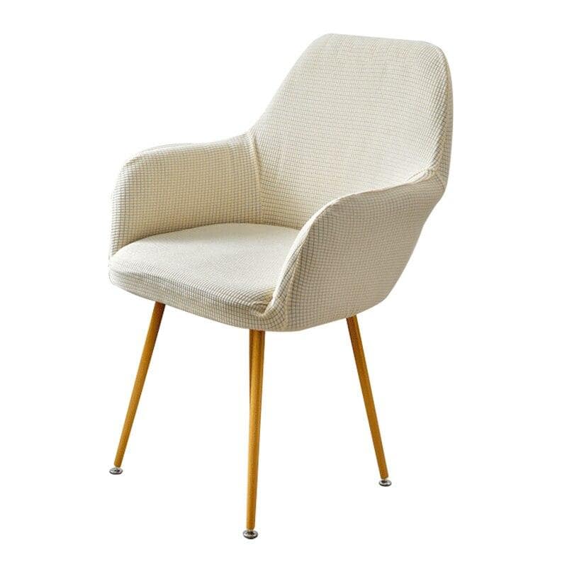 Vit Skandinaviskt Vardagsrumsstolsöverdrag