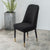 Stryn Black Scandinavian Chair Cover