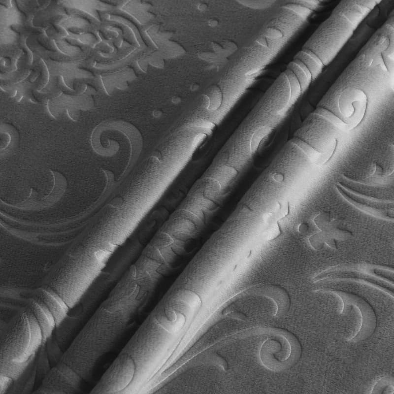 Lys Velvet Stolsöverdrag Kolgrå