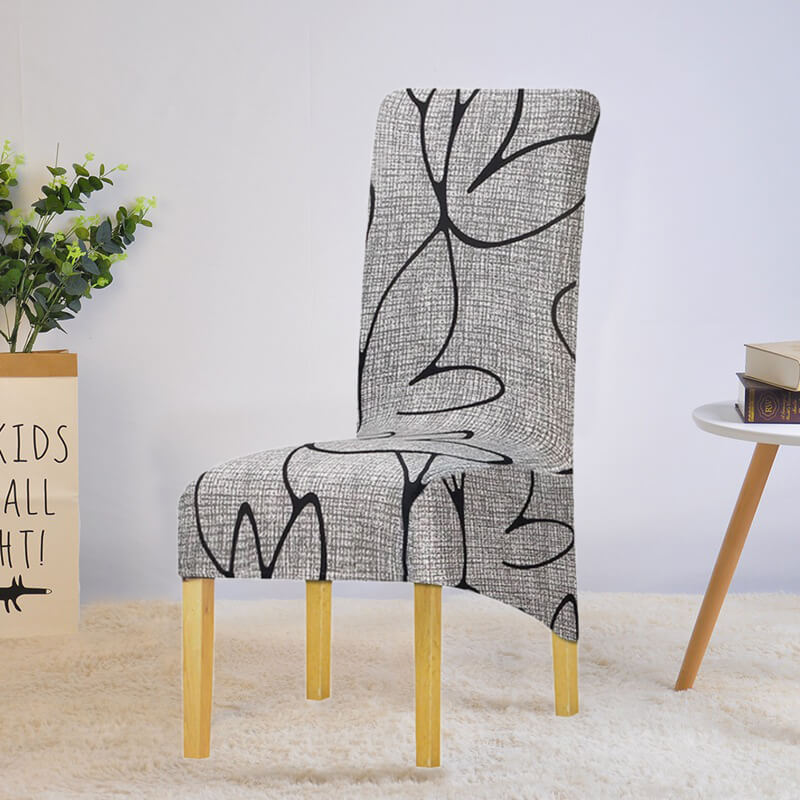 Xl Modern Grå Stolsöverdrag