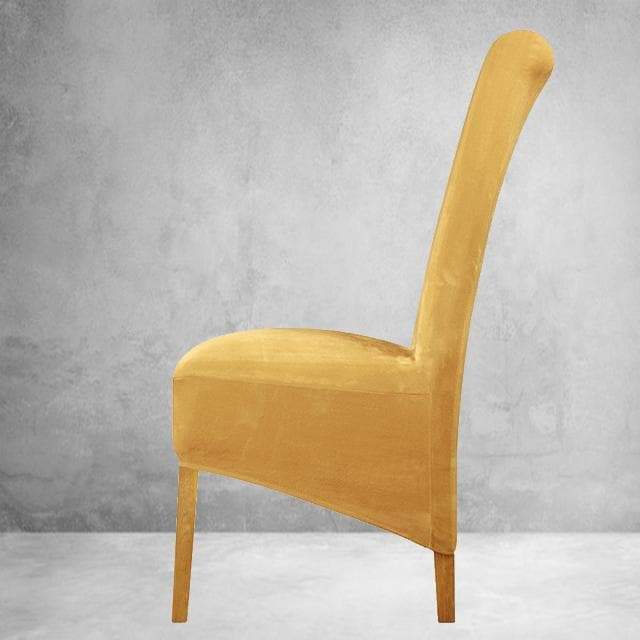 Mustard Velvet Xl Stolsöverdrag
