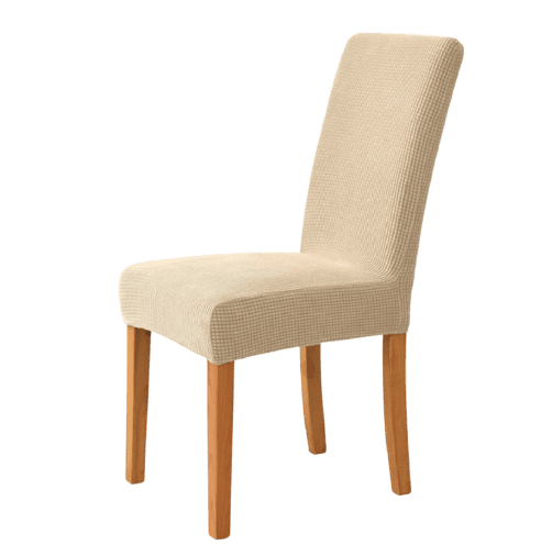Cream Stretch Stolsöverdrag